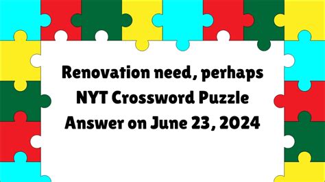 renovated crossword clue